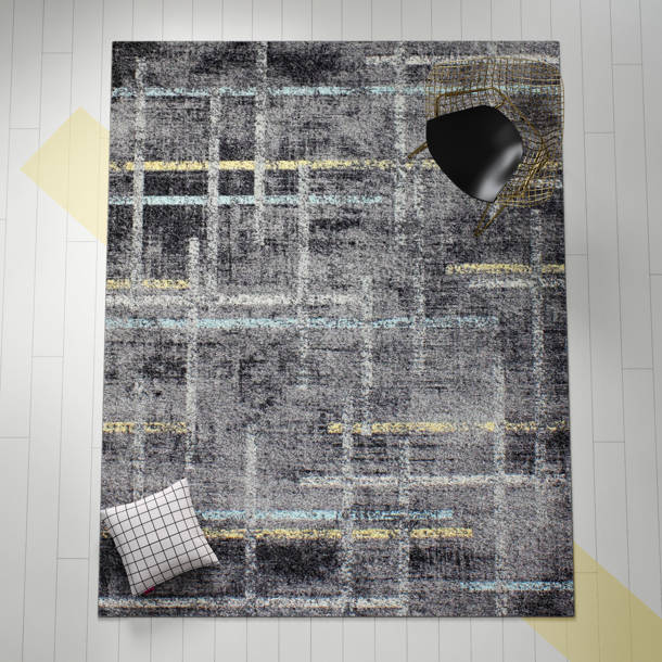 Hashtag Home Coughlin Performance Ivory/Blue Rug & Reviews Wayfair